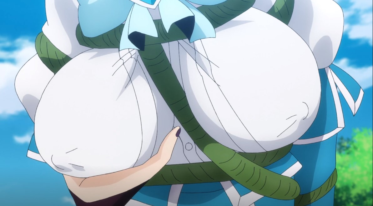 Baiser squeezing Azure's breasts.jpg