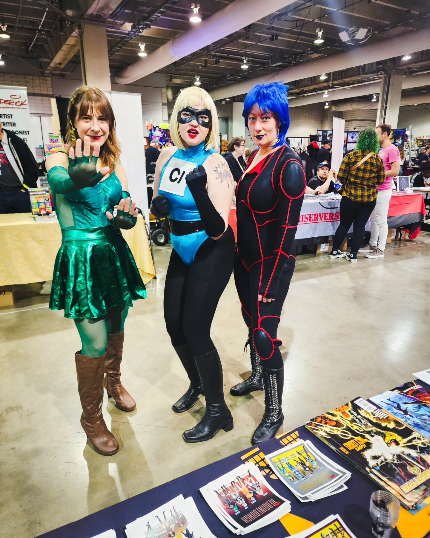 chlorina with gardenia and cybrina 3 rivers comicon 2.jpg
