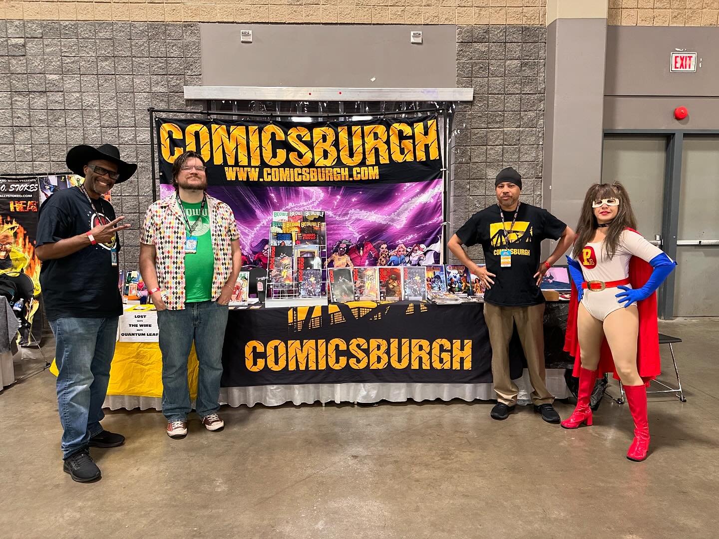 comicsburgh crew at heroescon 2024 day 1.jpg
