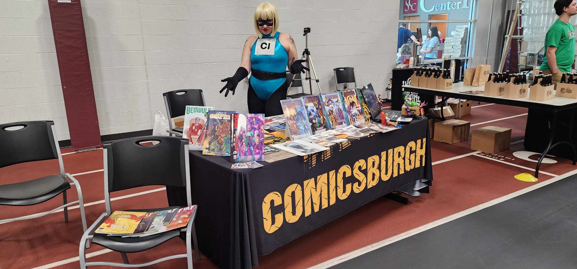salemcon 2024 chlorina at the booth.jpg