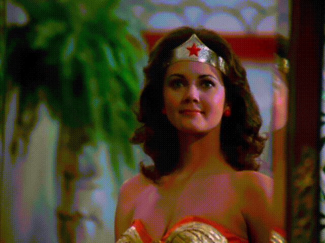 Wonder Woman First Look Costume Reveal with Skirt.gif