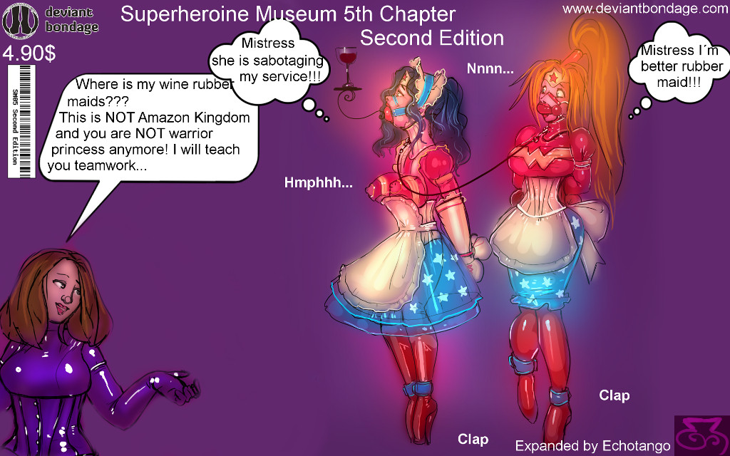 Wonder Woman Bondage Porn Captions - Superheroines Museum comic #5 Rubber Maids - The Ultimate Superheroines  Forum