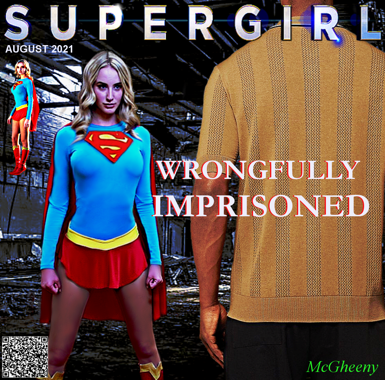 Supergirl in Wrongfully Imprisoned COVER.png