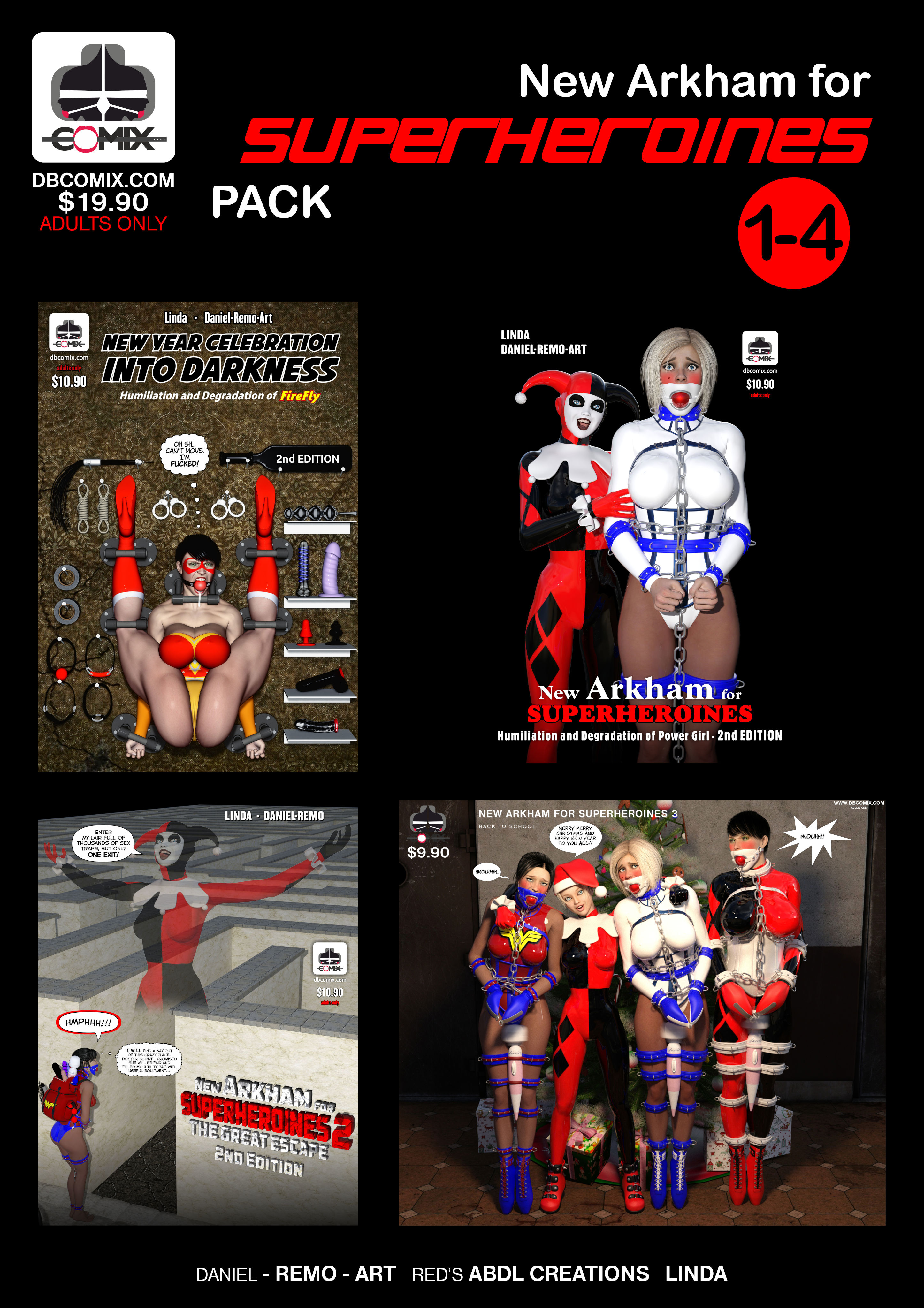 New Arkham For Superheroines Pack 1-4.jpg